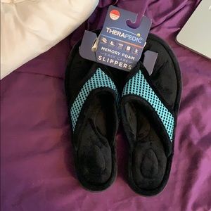 Therapedic memory foam slippers